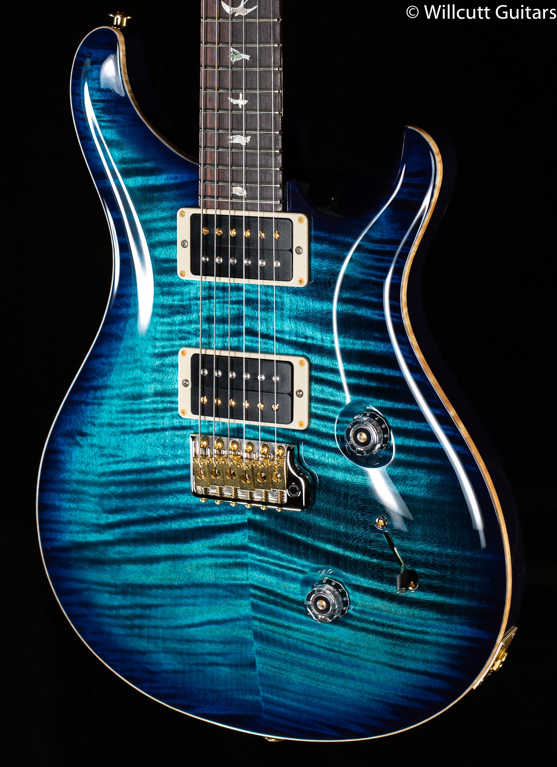 PRS Custom 24 Cobalt Blue 10 Top - Willcutt Guitars