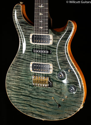 PRS Modern Eagle V Wood Library Edition Artist One-Piece Quilt Trampas Green