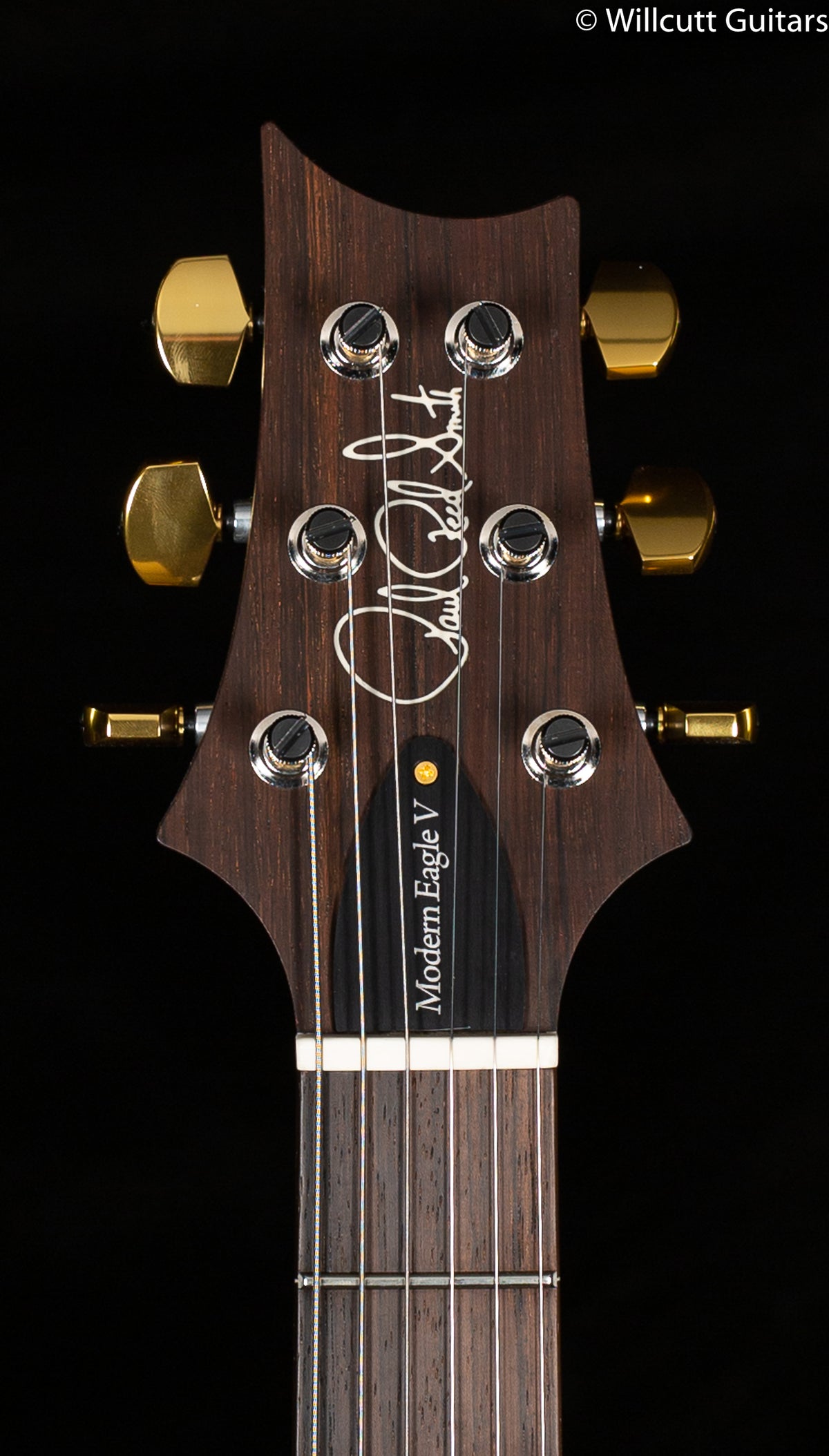 PRS Modern Eagle V Wood Library Edition Artist Quilt Copperhead