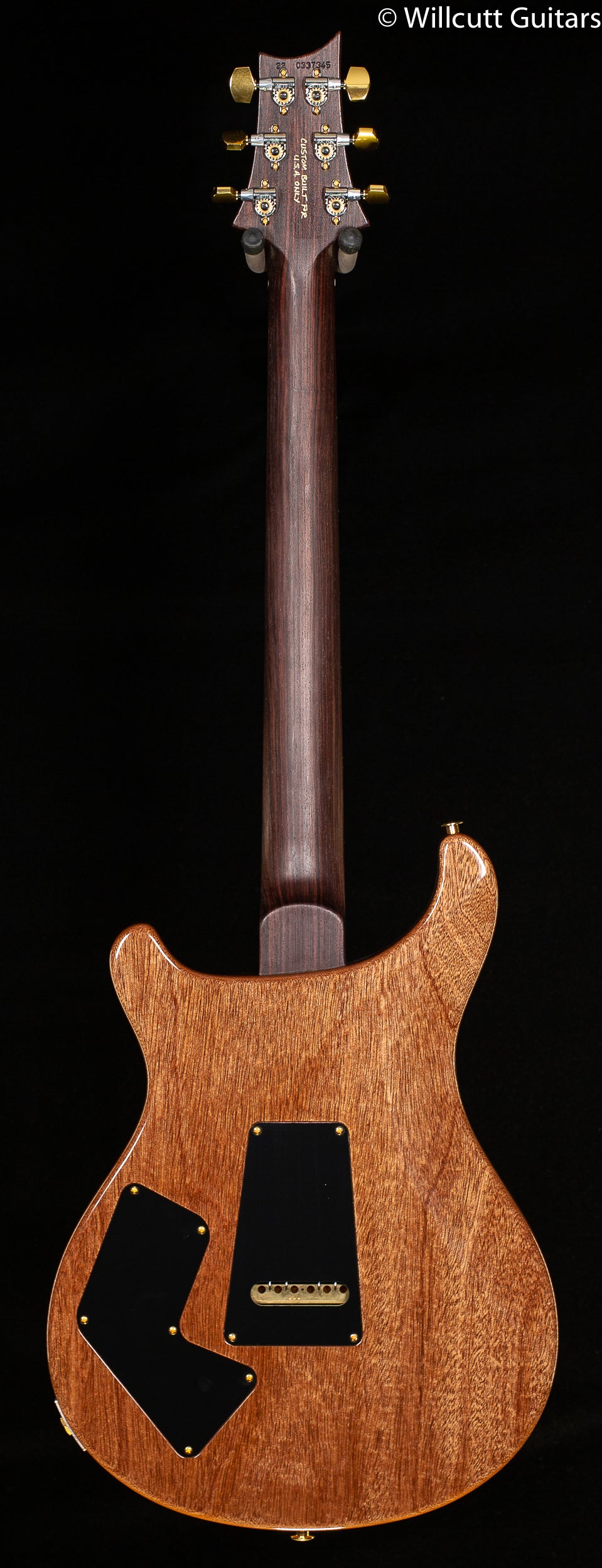 PRS Wood Library Modern Eagle V, Artist Quilt, Black Gold (345)