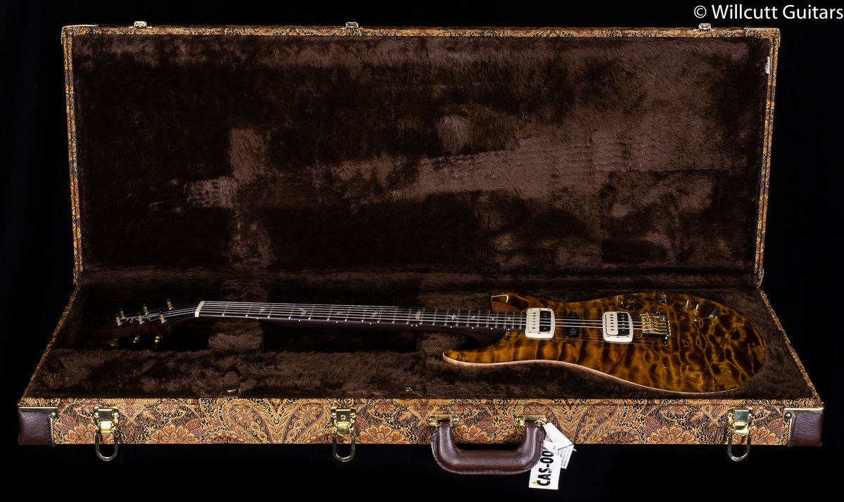 PRS Wood Library Modern Eagle V, Artist Quilt, Black Gold (345)