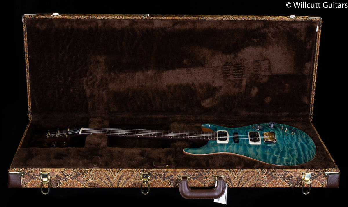 PRS Wood Library Modern Eagle V, Artist Quilt Aquableux (346)