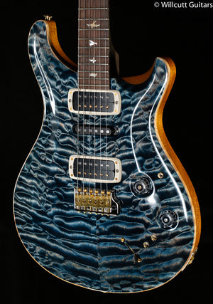 PRS Modern Eagle V Wood Library Edition Artist Quilt Faded Whale Blue