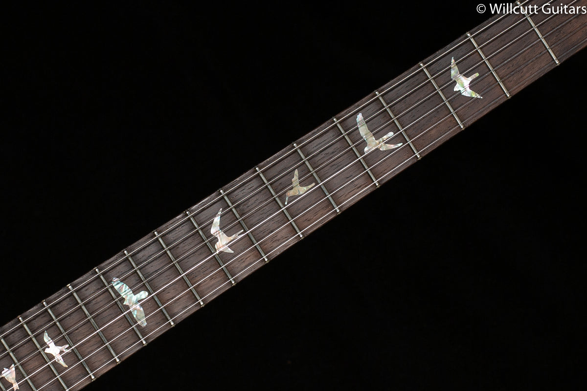 PRS Modern Eagle V Wood Library Edition Artist Quilt Faded Whale Blue