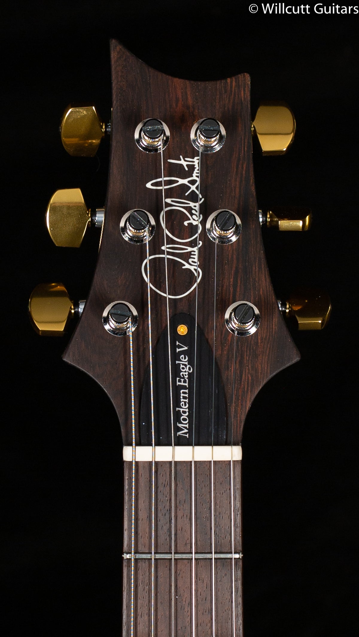 PRS Wood Library Modern Eagle V Trampas Green Smokeburst Stained Maple Neck