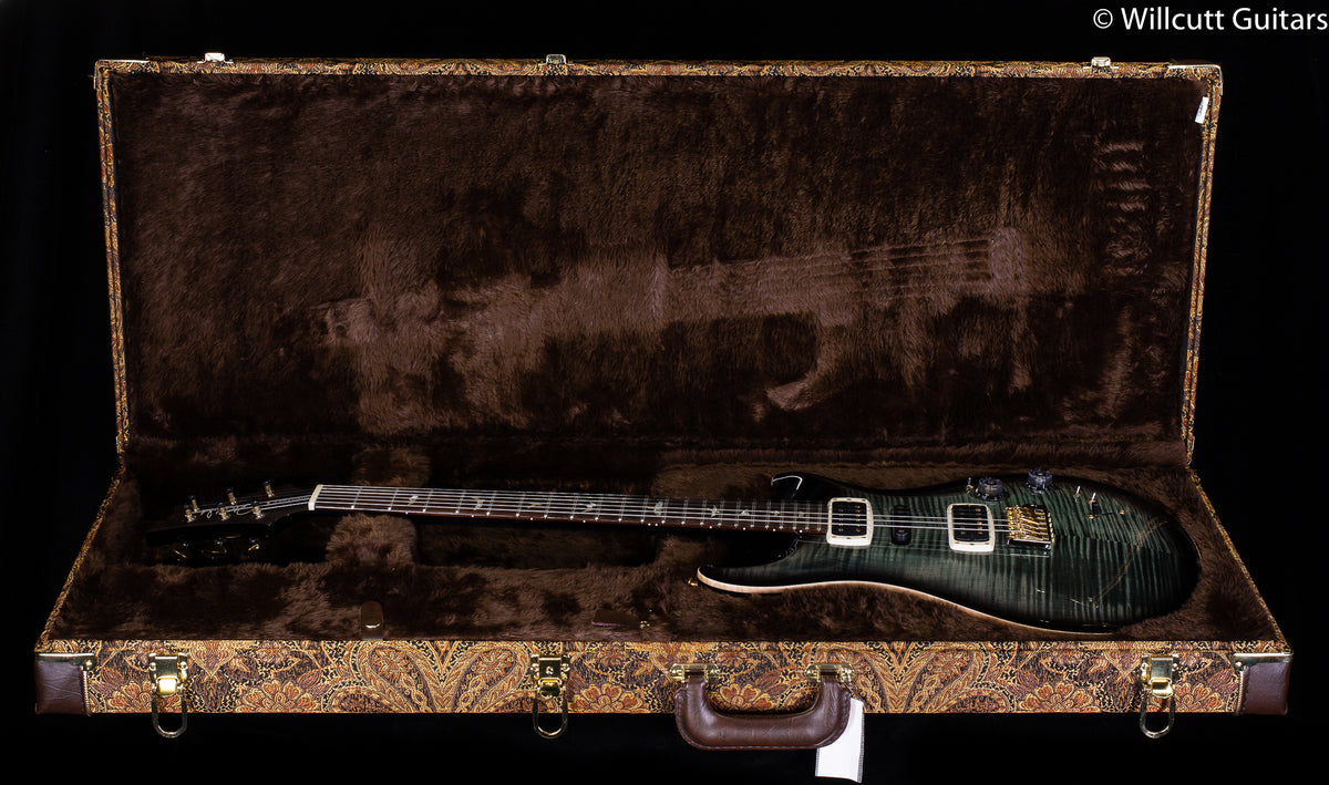 PRS Wood Library Modern Eagle V Trampas Green Smokeburst Stained Maple Neck