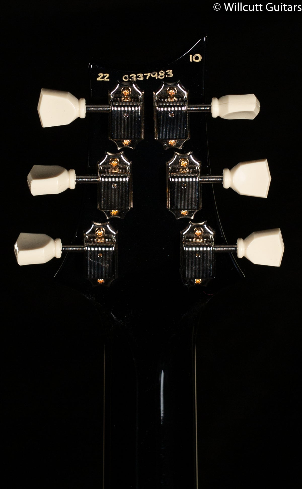 PRS McCarty 594 Hollowbody II Custom Color Black Sunburst Contour Burst 10 Top