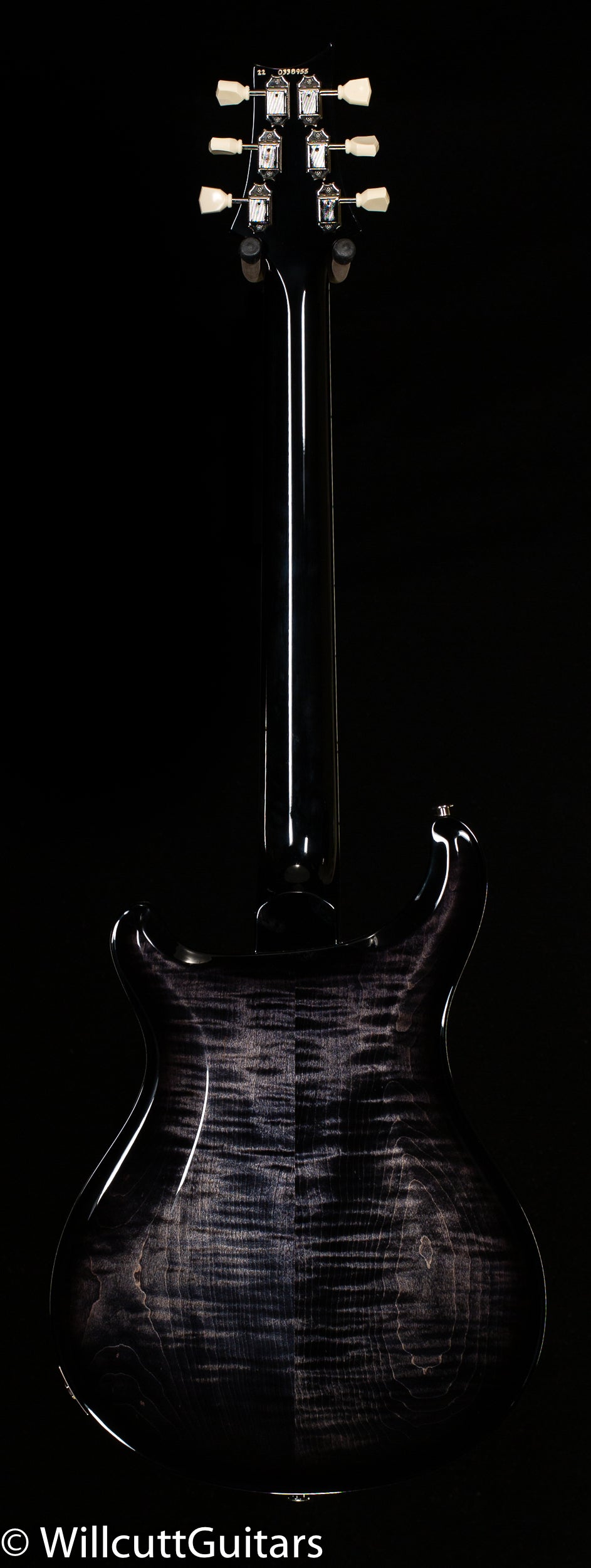 2022 PRS McCarty 594 Hollowbody II Custom Color Dark Charcoal Smokewrap Burst (955)