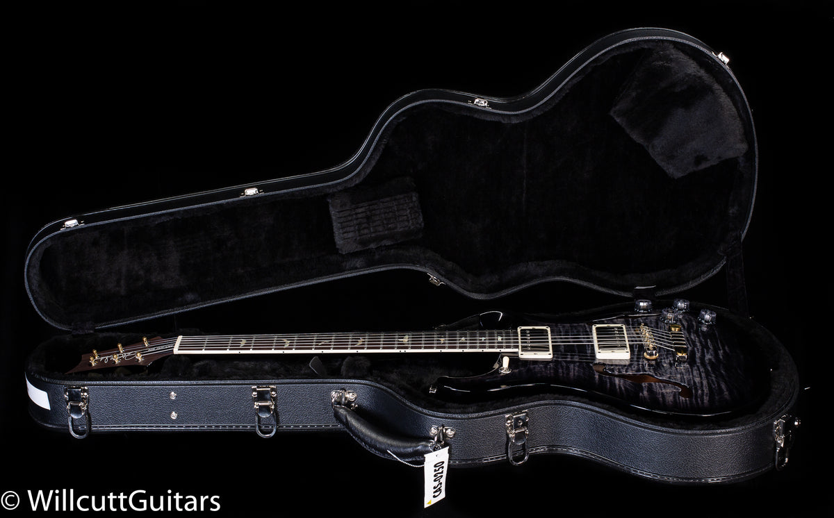2022 PRS McCarty 594 Hollowbody II Custom Color Dark Charcoal Smokewrap Burst (955)