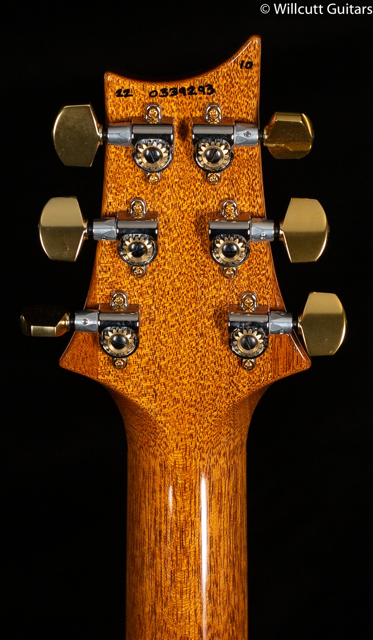 2022 PRS Custom 24 Custom Color Faded Blue Burst Raspberry Binding 10 Top (293)