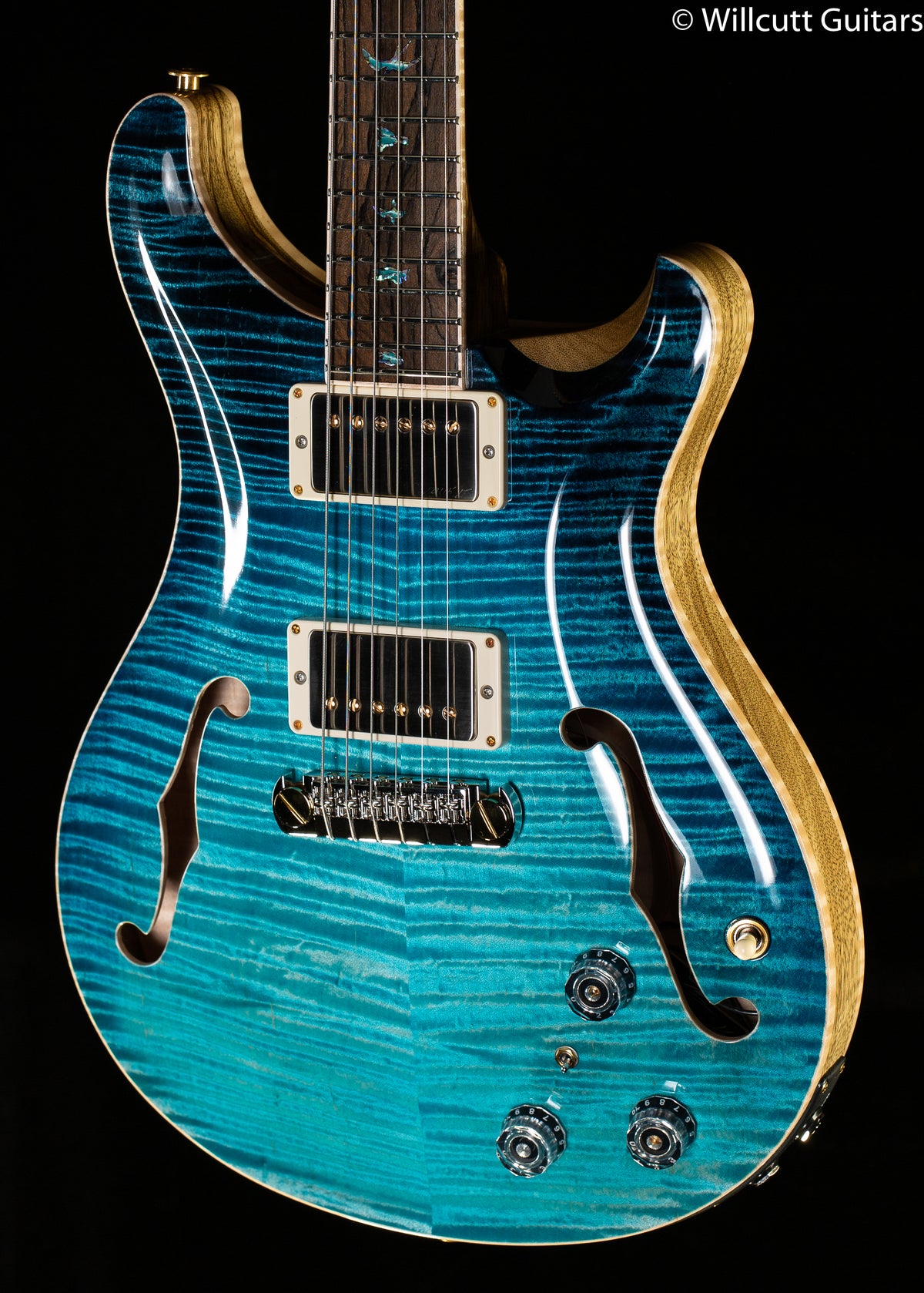 PRS Private Stock 9447 Hollowbody II Piezo 24 Fret Sub Zero Dragons Breath