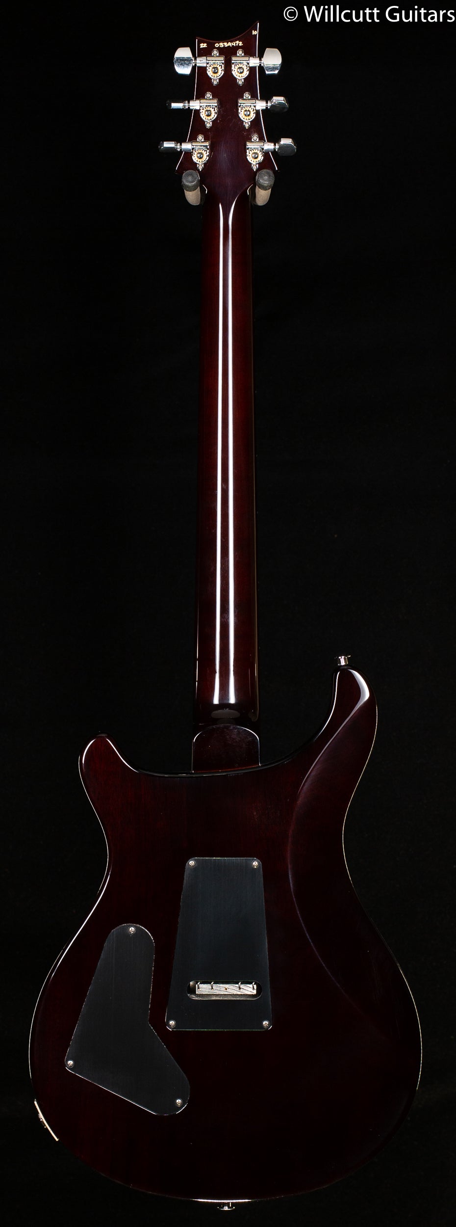 2022 PRS Custom 24 Floyd Black Gold Wrap 10 Top (427)