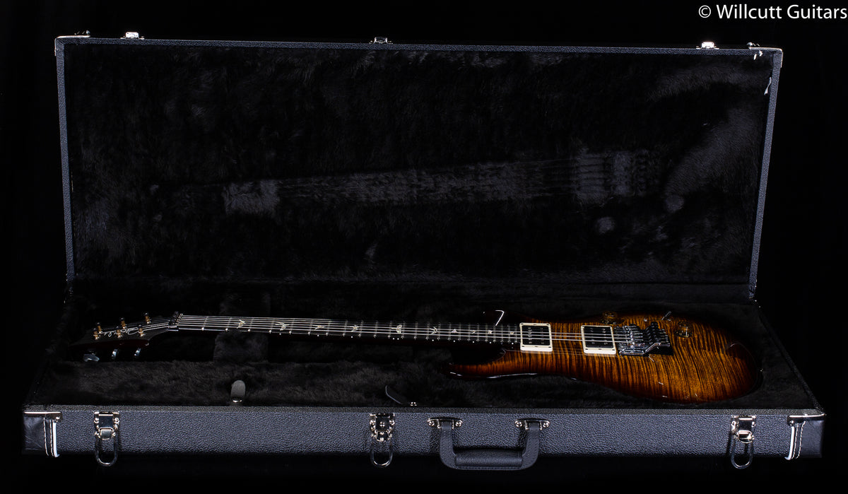 2022 PRS Custom 24 Floyd Black Gold Wrap 10 Top (427)