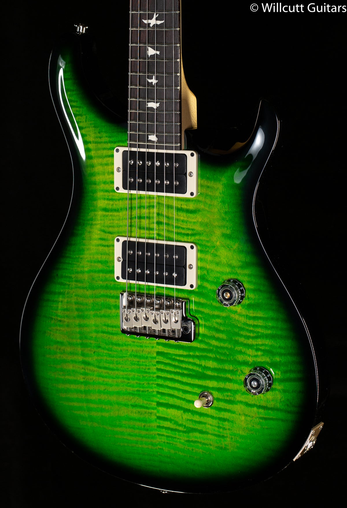 2022 PRS CE 24 Custom Color Ezira Verde Smoke Burst (558)
