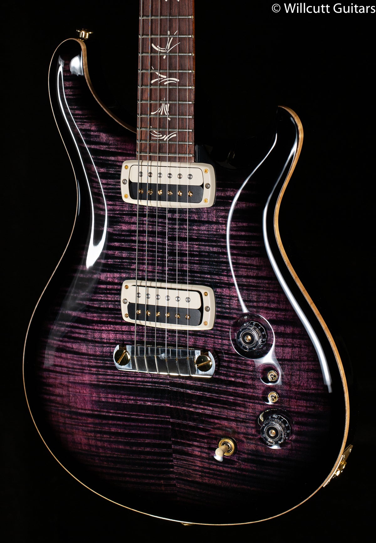PRS Paul's Guitar Custom Color Purple Iris Smokeburst 10 top (795)