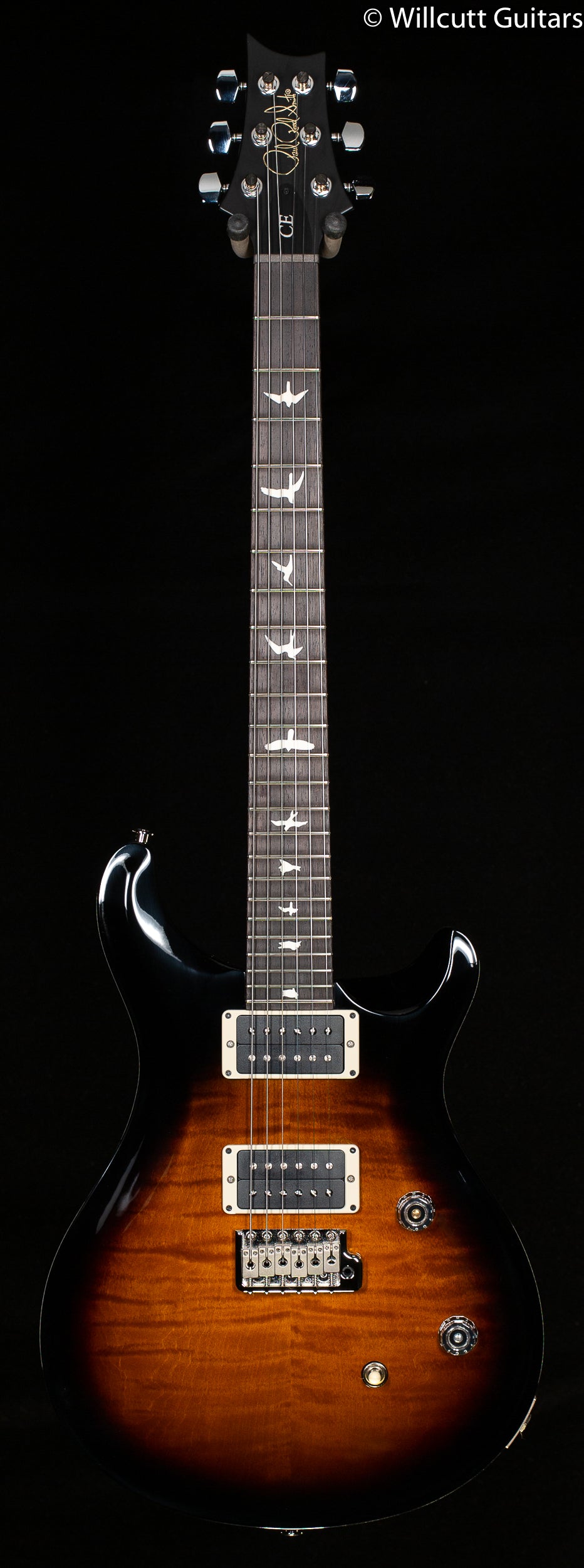 2022 PRS CE 24 Custom Color Black Sunburst (261)