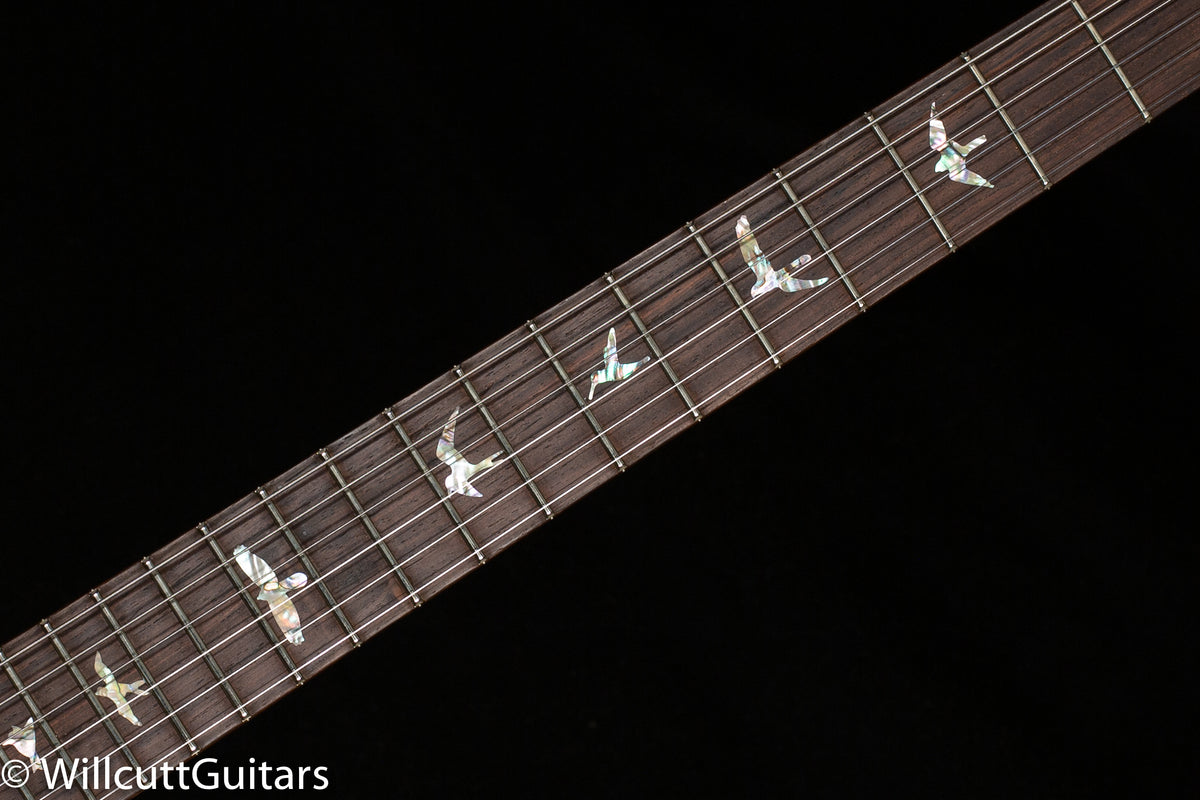 PRS Wood Library Modern Eagle V Black Gold Wraparound Burst Stained Flame Maple Neck (838)