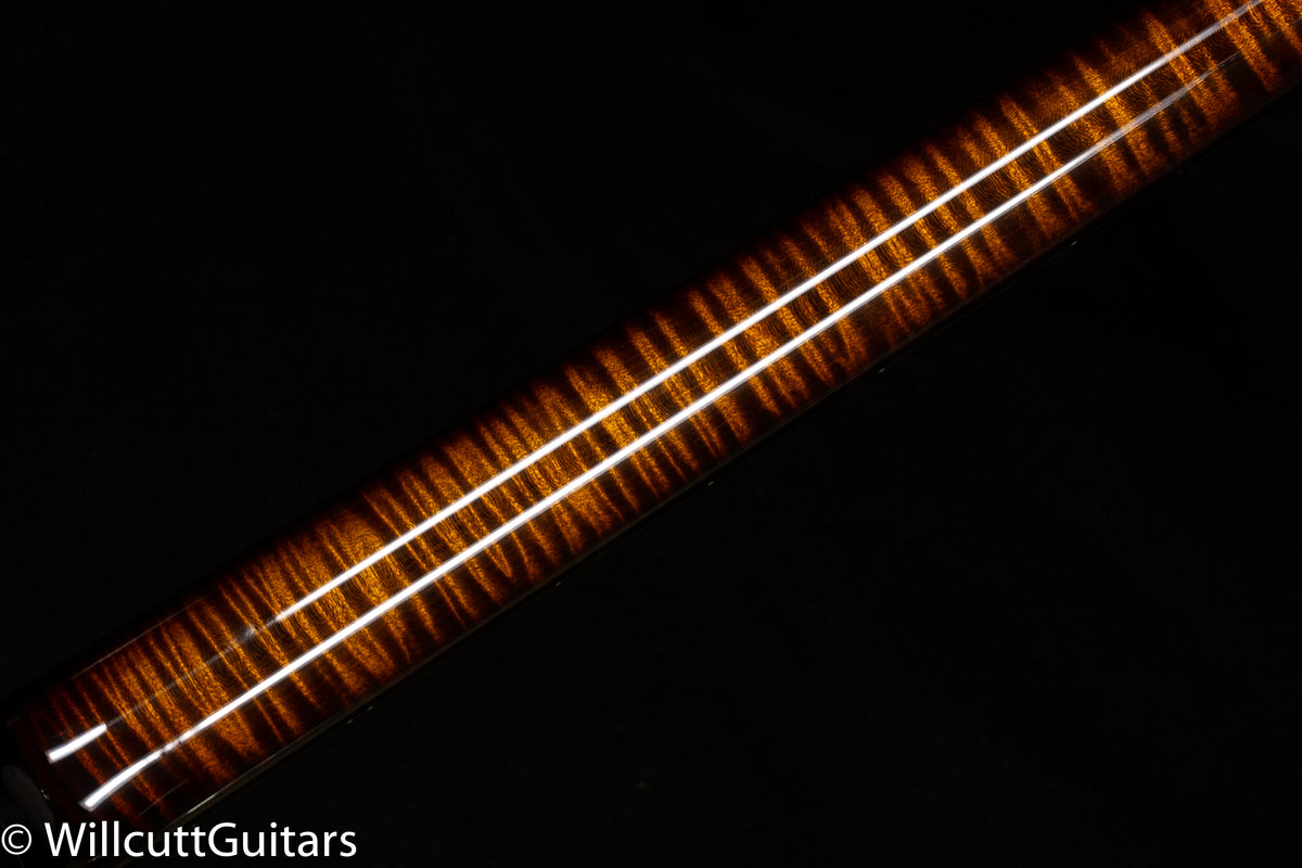 PRS Wood Library Modern Eagle V Black Gold Wraparound Burst Stained Flame Maple Neck (838)