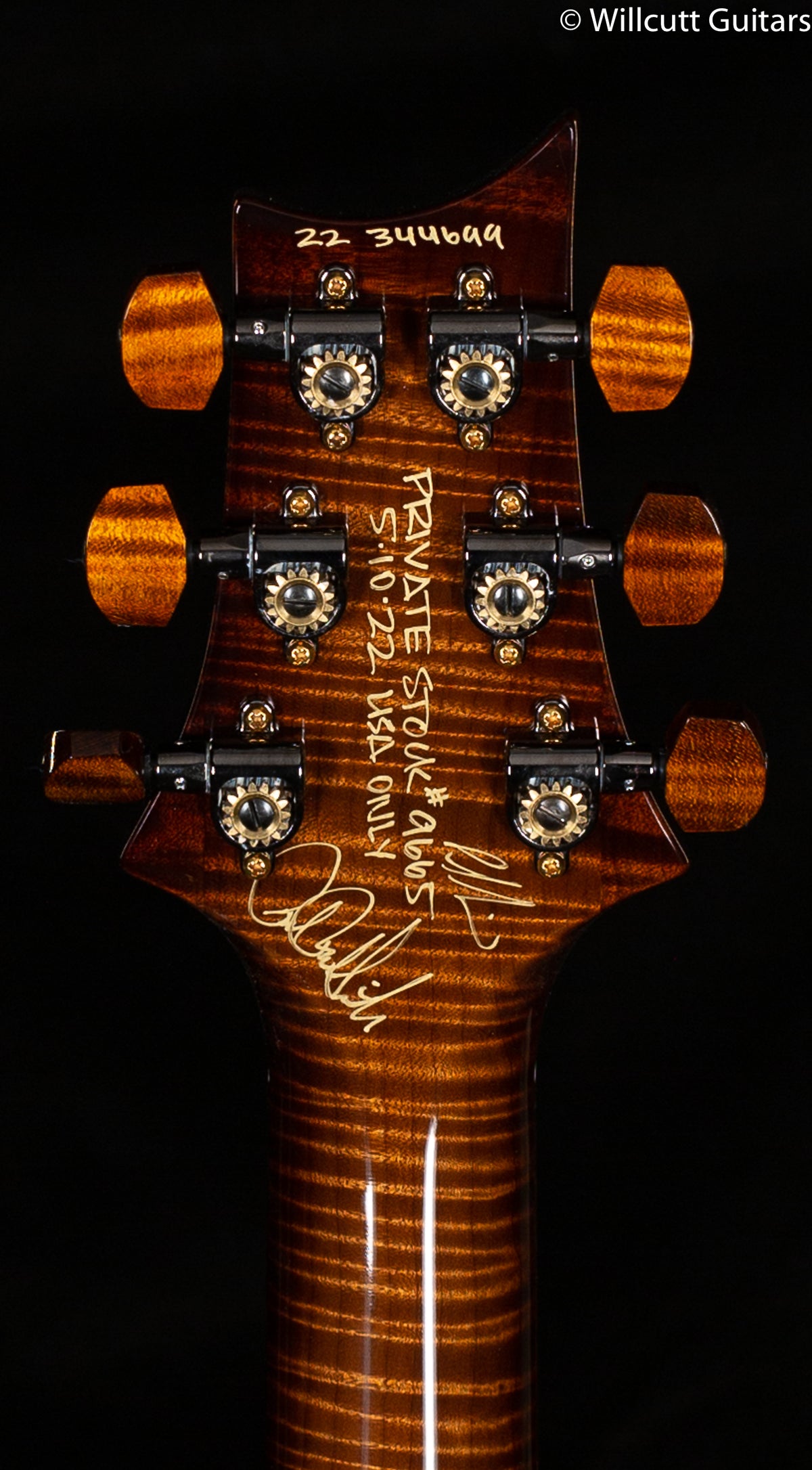 PRS Private Stock 9665 DGT Roasted Natural Smokeburst