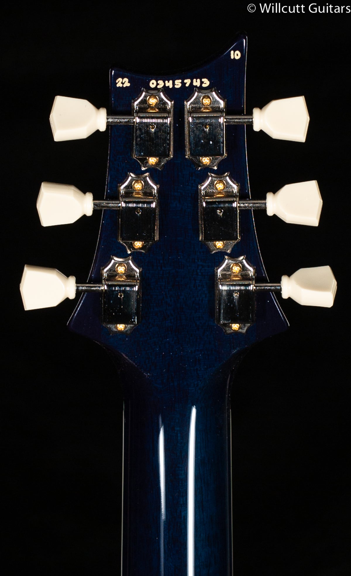 PRS Singlecut 594 Custom Color Cobalt Blue Wraparound Burst 10 Top (743)