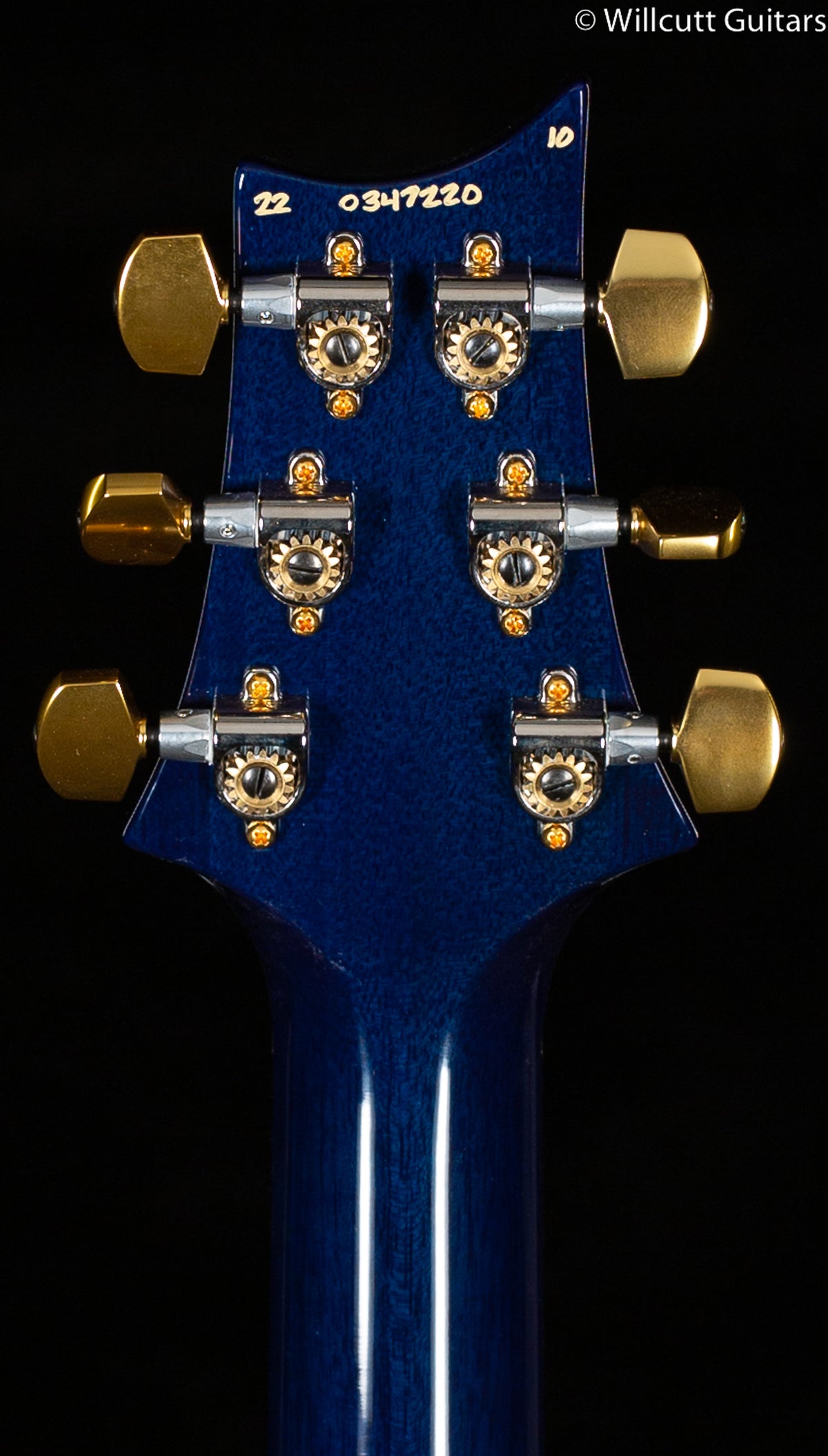 PRS Custom 24 Flame Maple 10 Top Violet Blueburst (220)