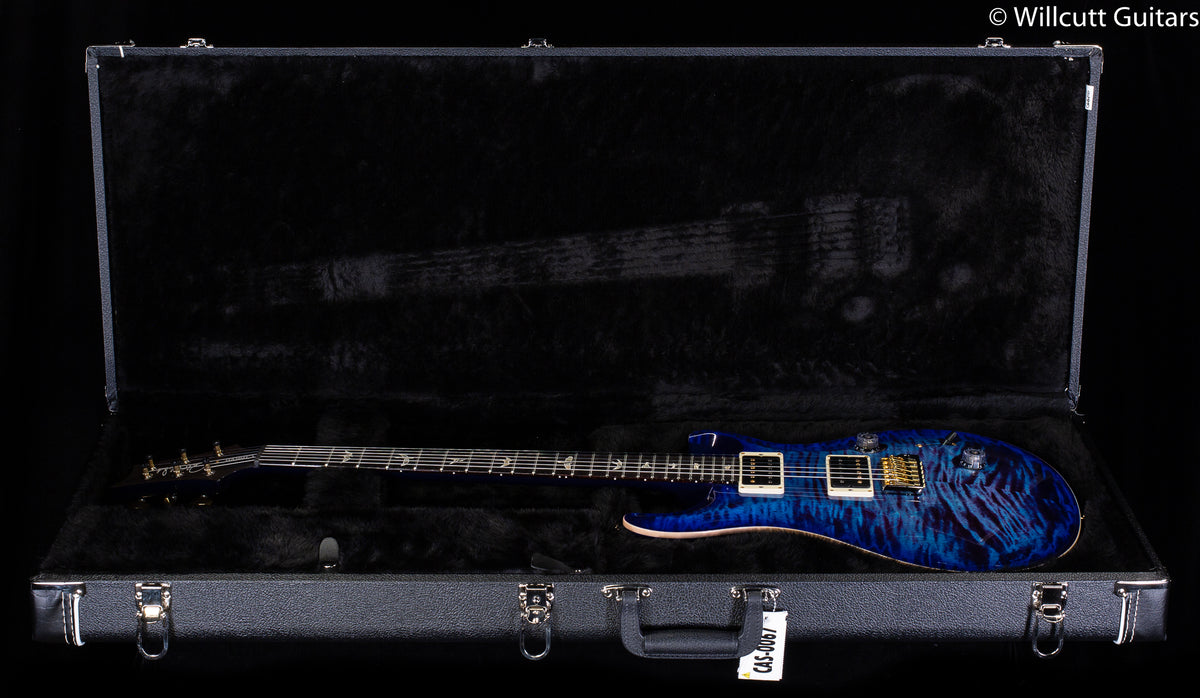 PRS Custom 24 Flame Maple 10 Top Violet Blueburst (220)