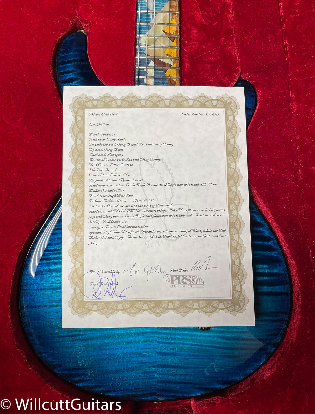 PRS Private Stock 9664 Custom 24 Pyramid Inlay