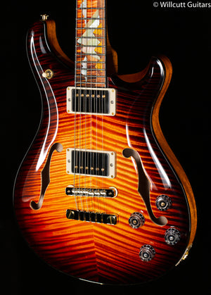 PRS Private Stock 9661 McCarty 594 Hollowbody II Electric Tiger Glow Pyramid Inlay (571)