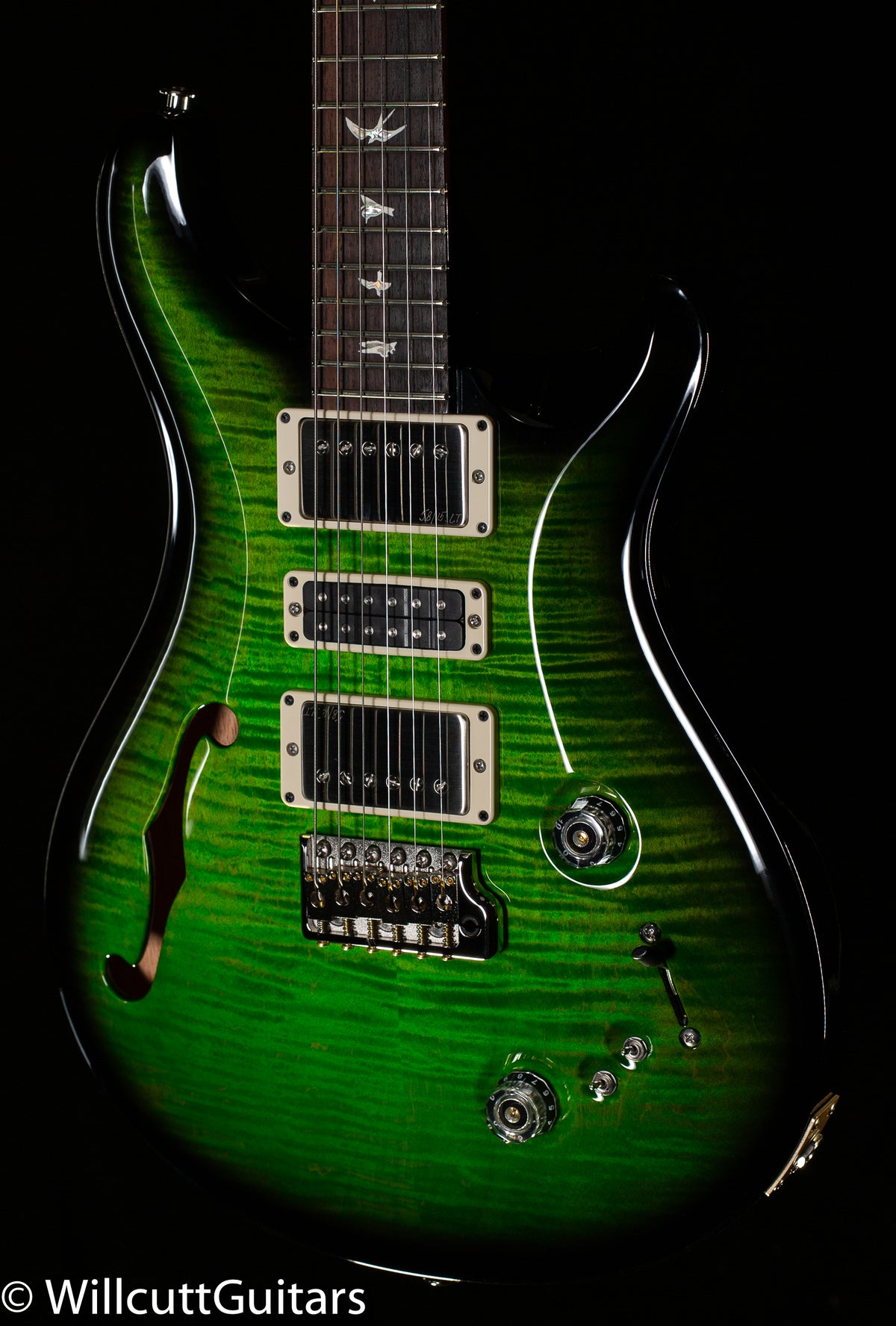 PRS Special Semi-Hollow Custom Color Ezira Verde Black Wrap Burst (622)