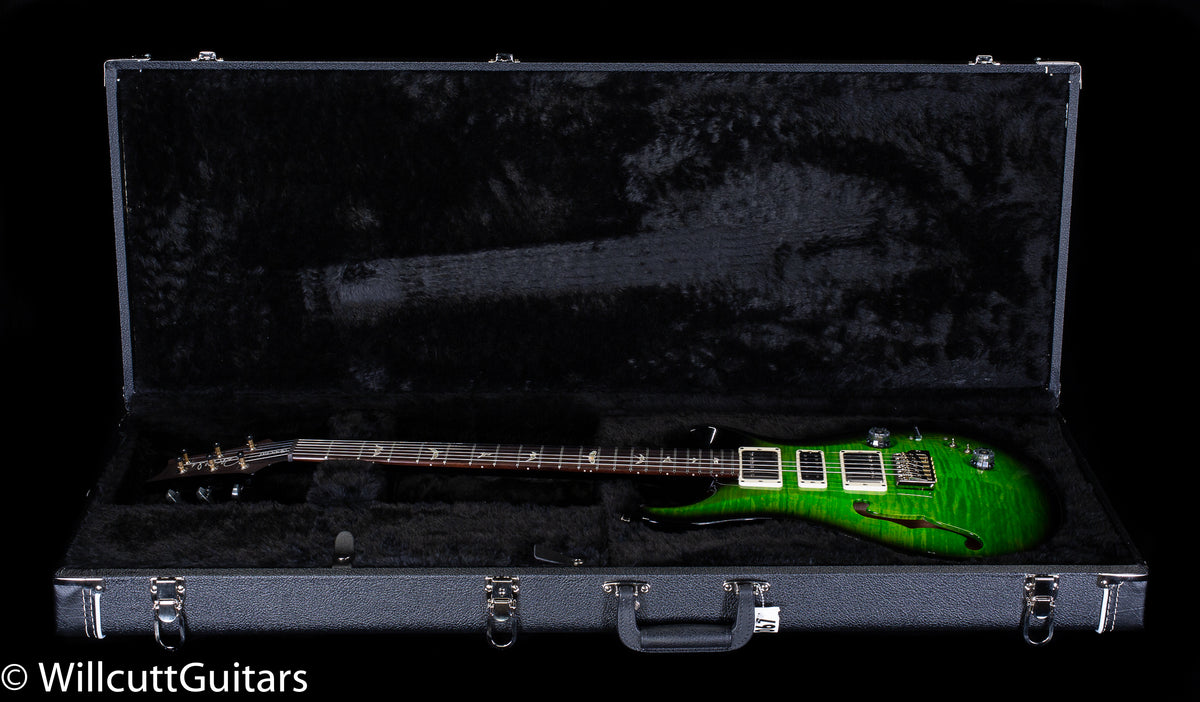 PRS Special Semi-Hollow Custom Color Ezira Verde Black Wrap Burst (622)