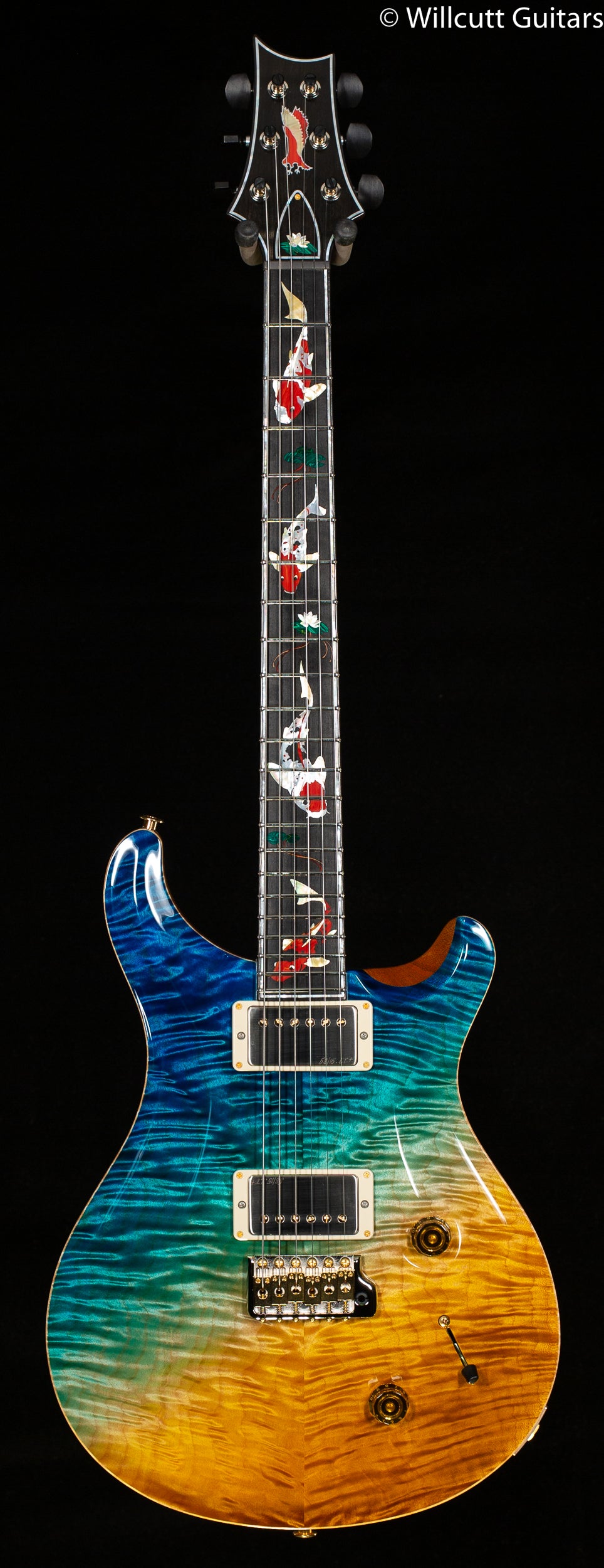 PRS Private Stock 9883 Custom 22 Beach Fade Koi Inlay (737)