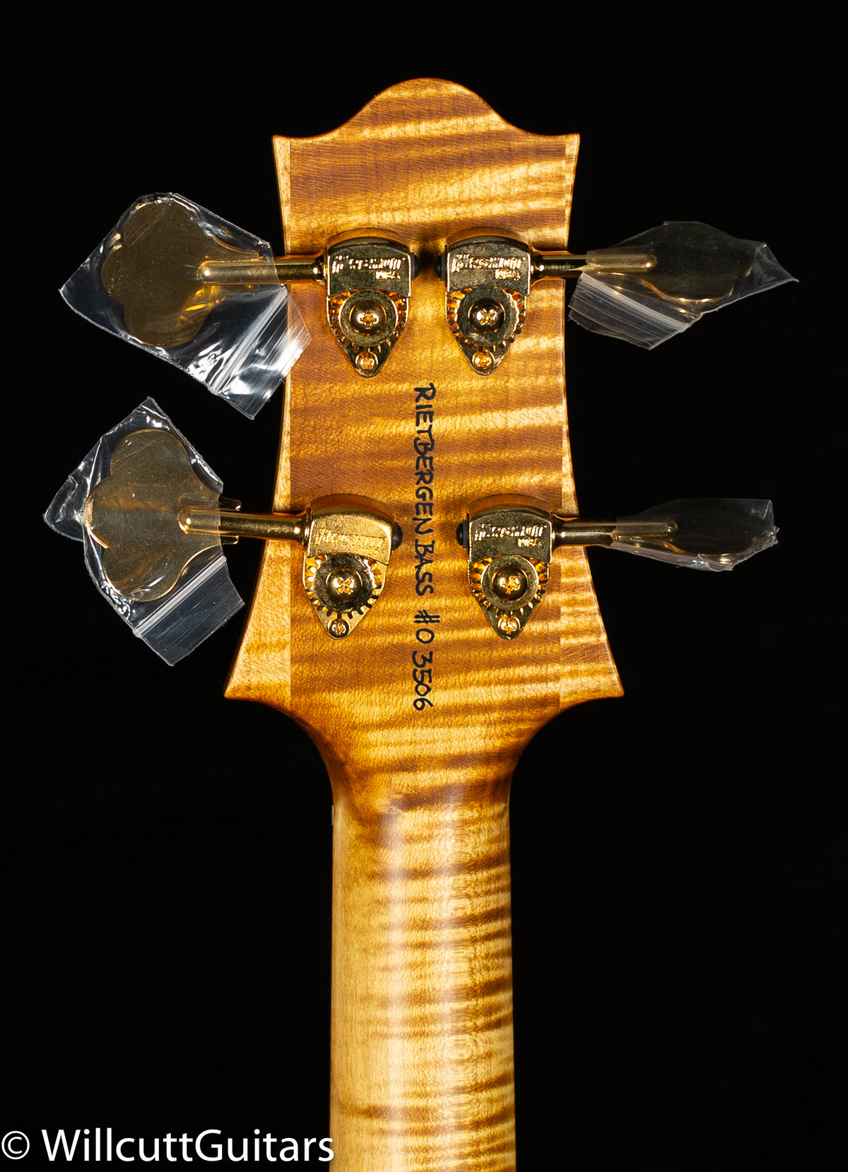 Nik Huber Rietbergen Bass Hierbas Yellow Bass Guitar (506)