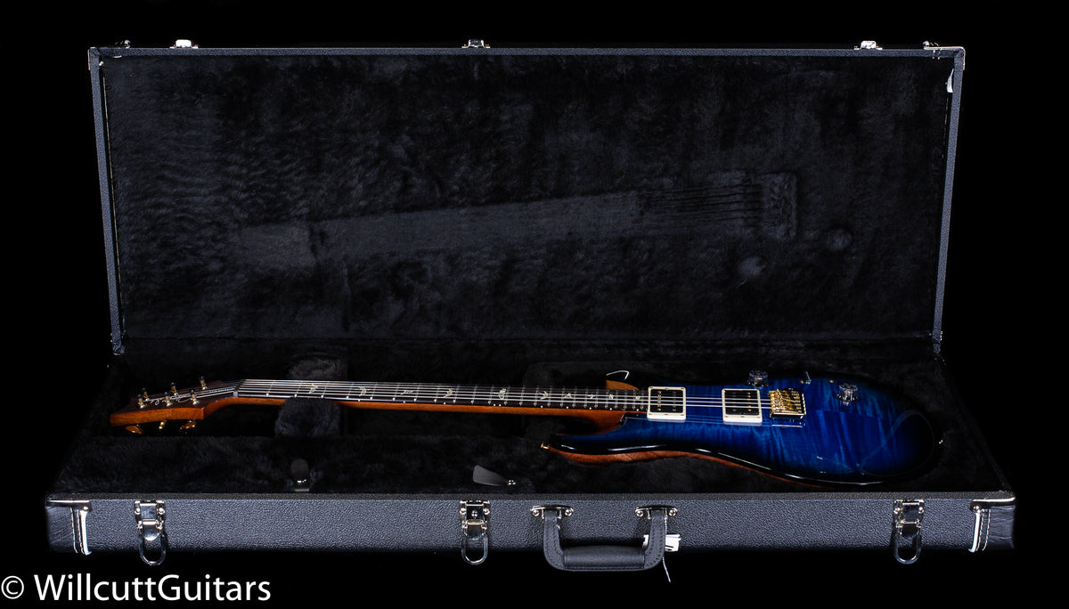2022 PRS Custom 24 10 Top Custom Color Blue Smoke Burst (344)