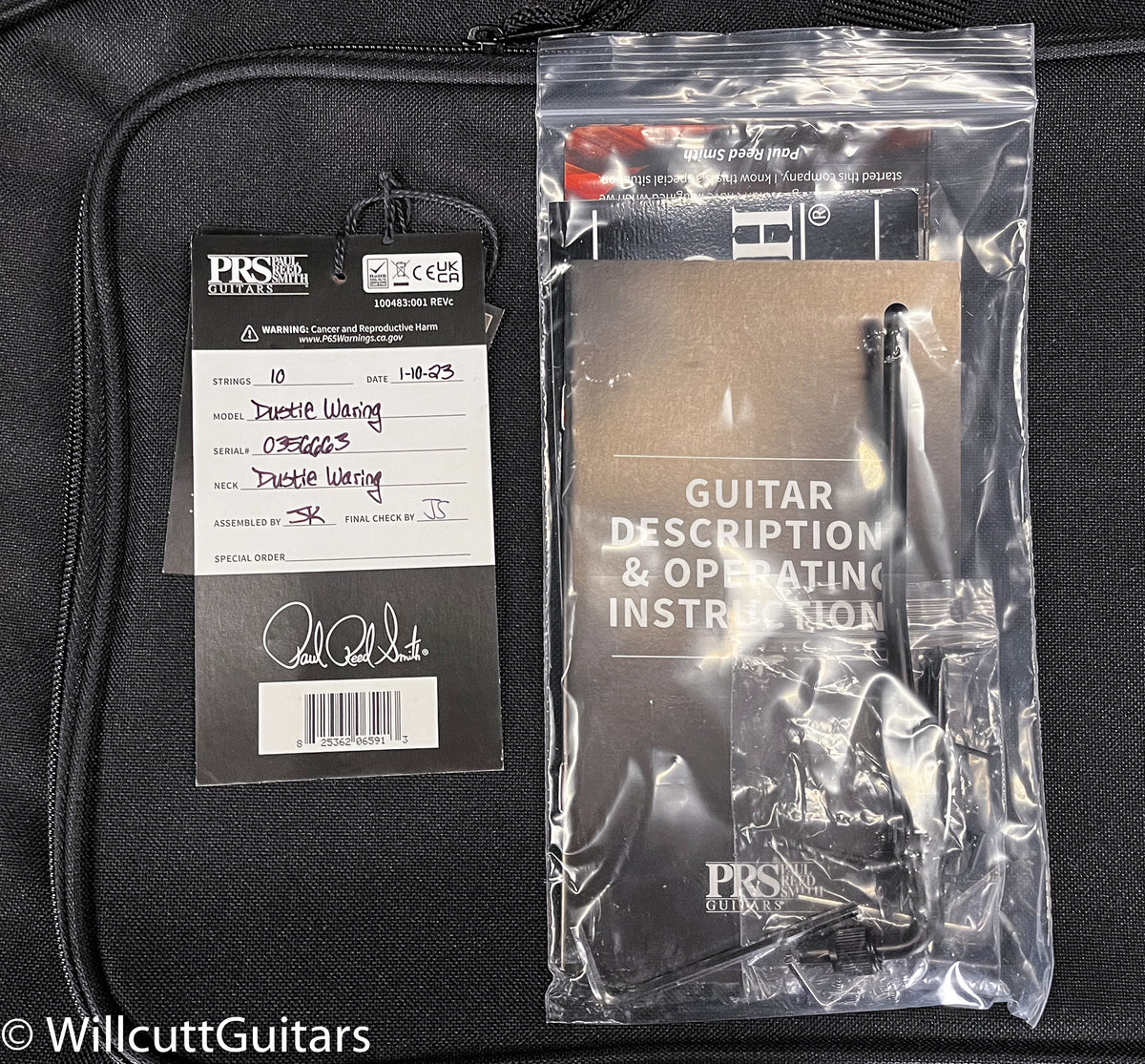 2022 PRS Dustie Waring CE24 Floyd Black Top (663)