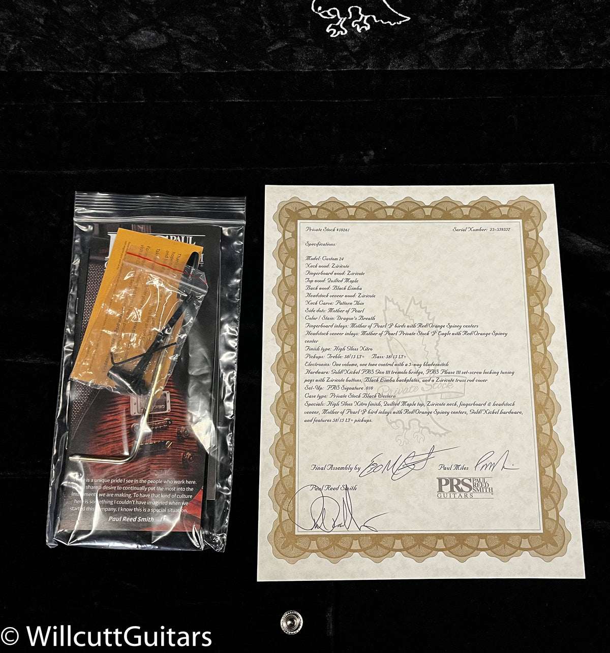 PRS Private Stock 10261 Custom 24 Dragon's Breath (557)