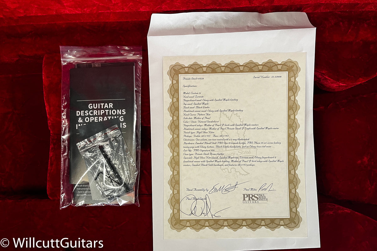 PRS Private Stock 10258 Custom 24 Spalted Maple (696)