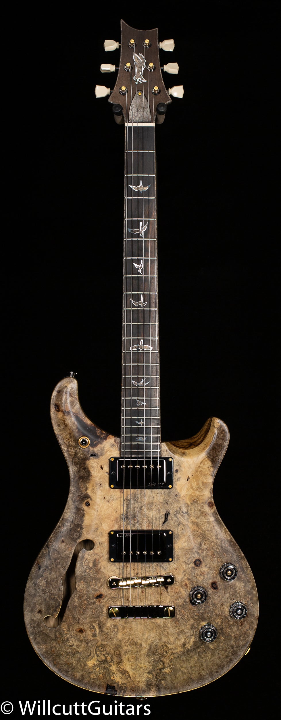 洋楽 BILL BAUMGART PRS Private Stock 10263 McCarty 594 Semi Hollow Buckeye Burl (412