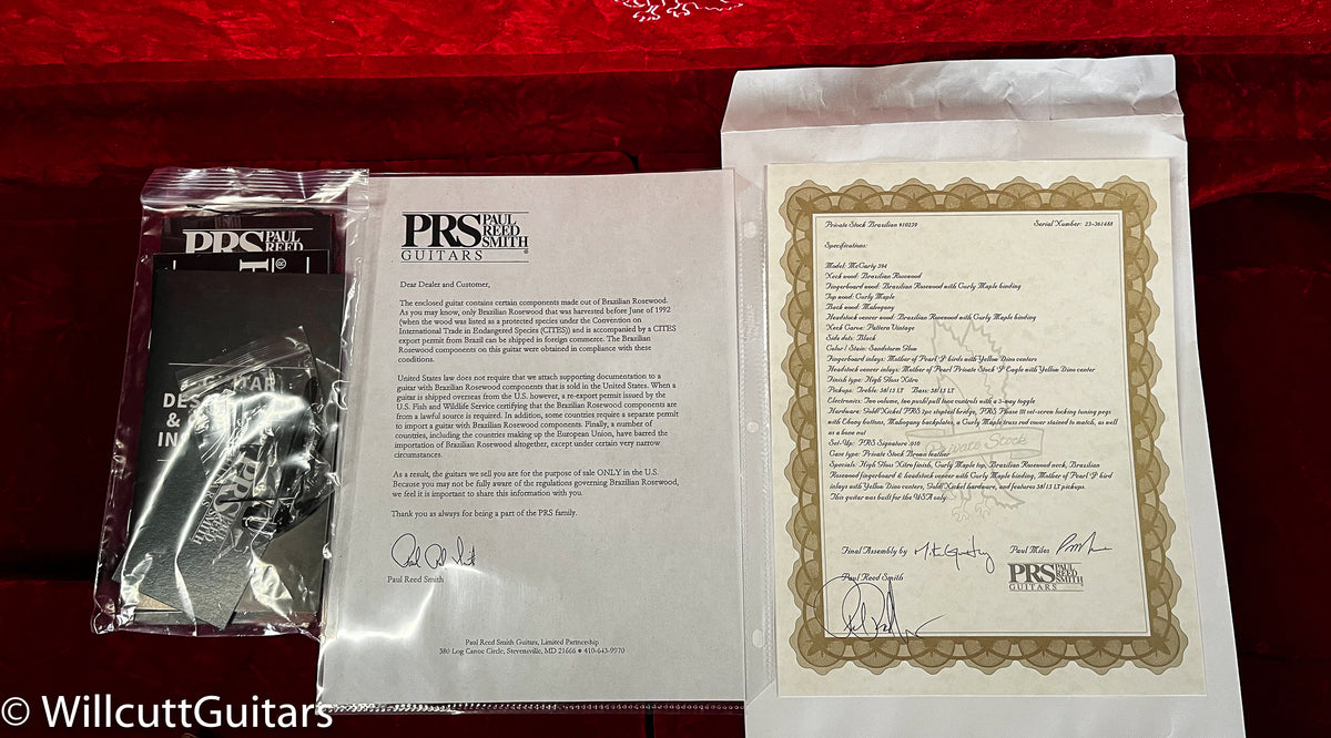 PRS Private Stock 10259 McCarty 594 Sandstorm Glow (488)