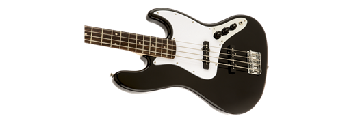 Squier Affinity Series™ Jazz Bass®, Laurel Fingerboard, Black Bass Guitar