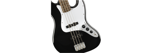Squier Affinity Series™ Jazz Bass®, Laurel Fingerboard, Black Bass Guitar