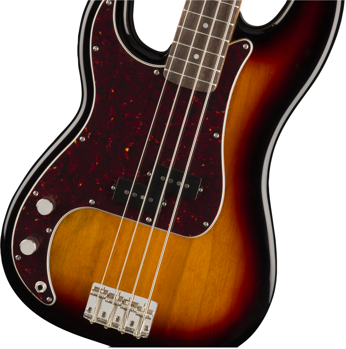 Squier Classic Vibe '60s Precision Bass Left-Handed, Laurel Fingerboard, 3-Color Sunburst Bass Guitar