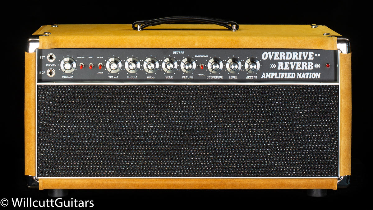 Amplified Nation Overdrive Reverb 50w Head Buckskin Suede