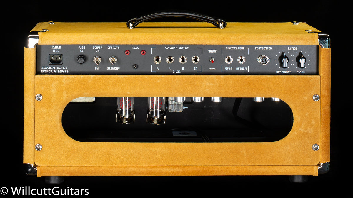 Amplified Nation Overdrive Reverb 50w Head Buckskin Suede