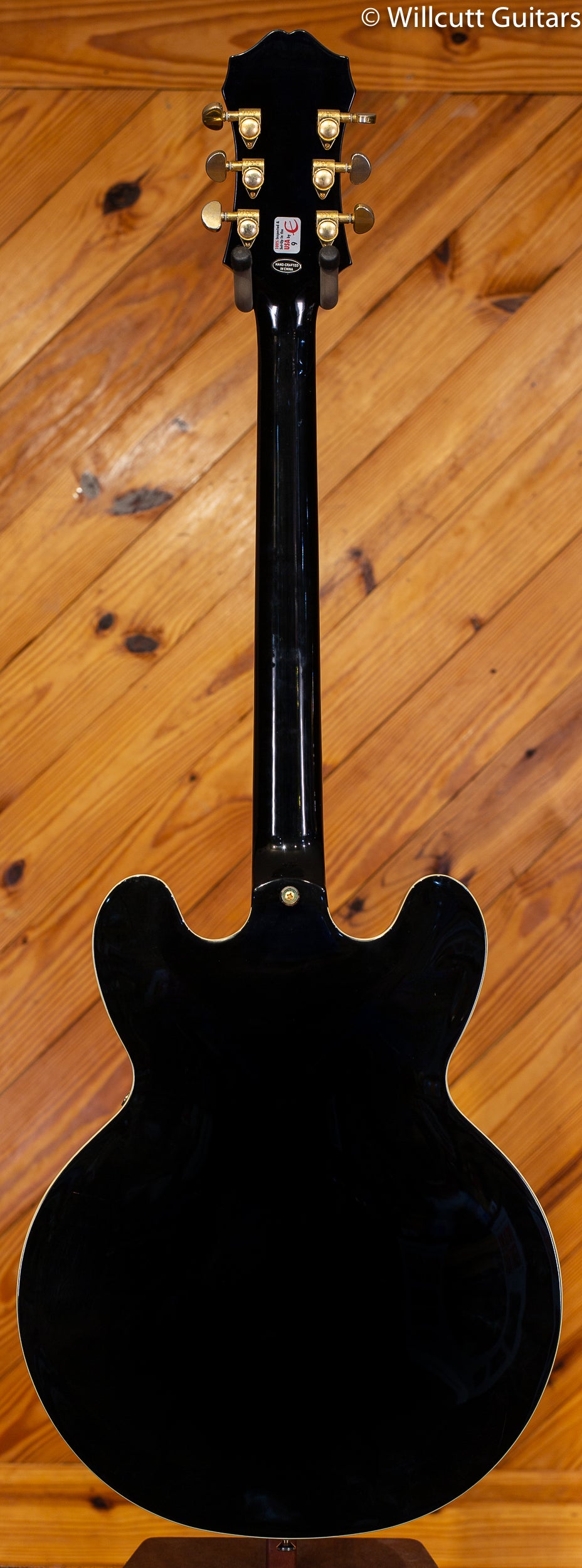 Epiphone USED Sheraton II, Ebony, Gold Hardware DEMO