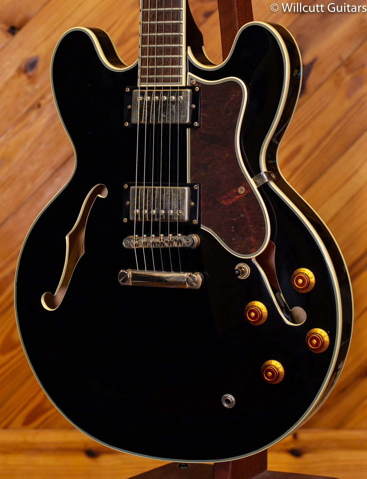 Epiphone USED Sheraton II, Ebony, Gold Hardware DEMO
