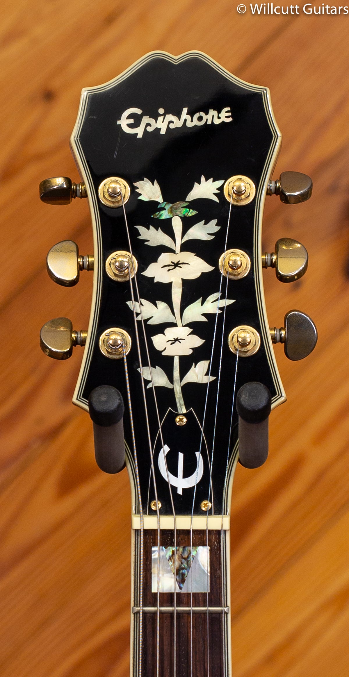 Epiphone USED Sheraton II, Ebony, Gold Hardware DEMO