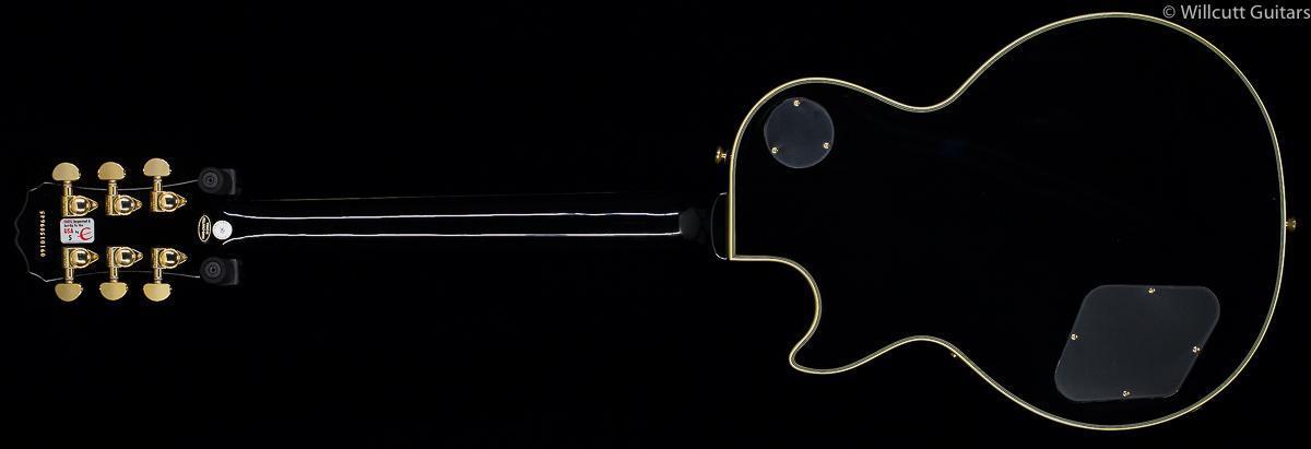 Epiphone LP Custom Ebony, Gold HW