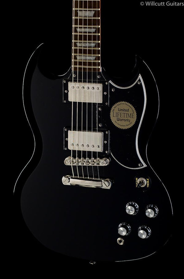 Epiphone G-400 Chrome Hardware Ebony (163) - Willcutt Guitars
