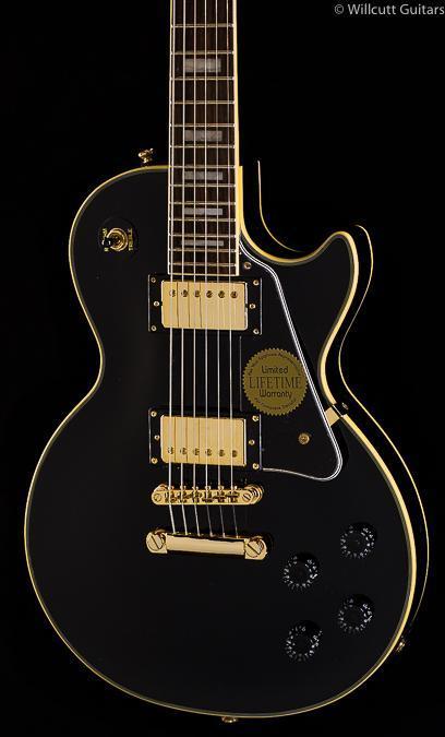 Epiphone LP Custom Ebony, Gold HW