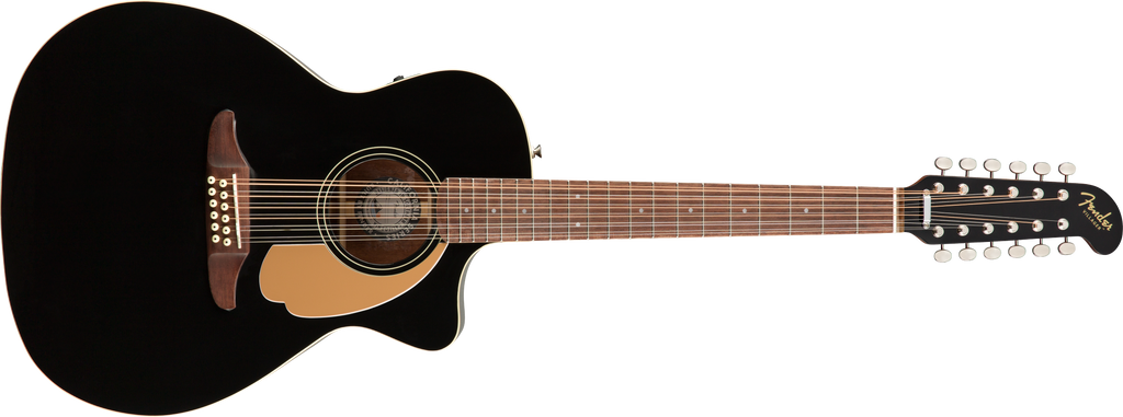 D*ブ様 Fender Villager 12-String Black Fender Villager 12-String Black Walnut Fingerboard - Willcutt Guitars